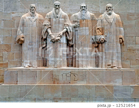 Reformation monument in Geneva, Switzerland. Reformation monument in Geneva, Switzerland. 12521654