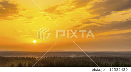 The sunset landscape  12522429