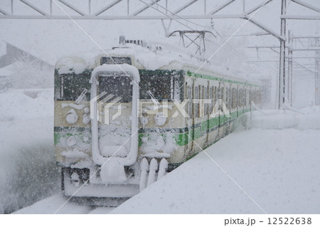 猛吹雪の上越線115系（水上⇔長岡） 12522638