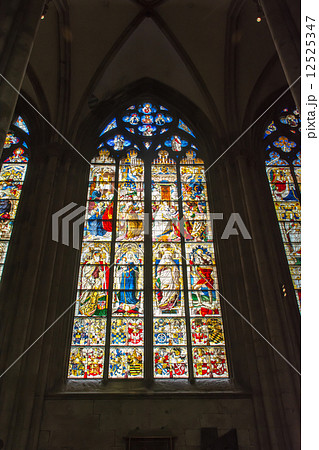 ケルン大聖堂のステンドグラス 12525347