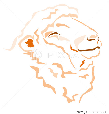 未の年賀素材 12525554