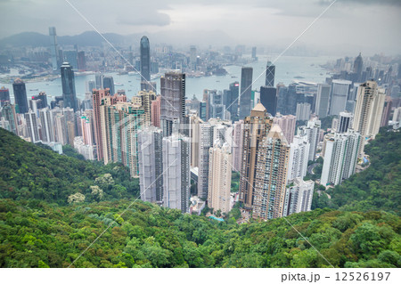 香港の高層ビル群 12526197