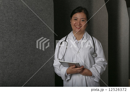 Caring medical lady doctor. 12526372