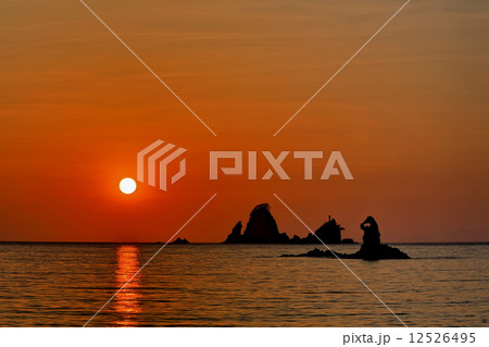 大田子海岸夕景 大田子海岸夕景 12526495