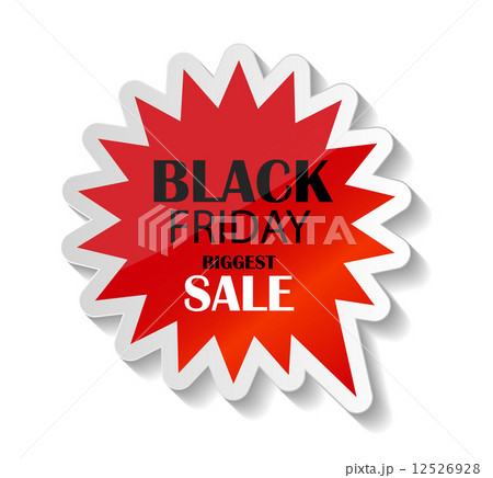 Black Friday Sale Icon Vector Illustration 12526928