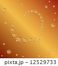 Heart made from snowflakes 12529733