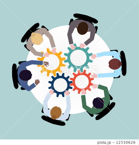 Business cooperation concept 12530626