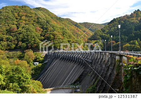 昭和５年に完成した小牧ダム 12531387