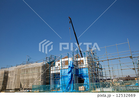住宅建設現場 住宅建設現場 12532669