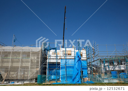 住宅建設現場 住宅建設現場 12532671