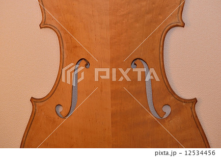 チェロの表板のオブジェ 12534456