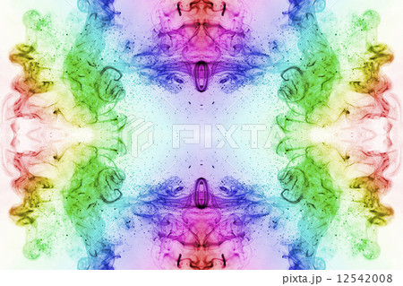 colorful smoke of Joss stick 12542008