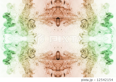 colorful smoke of Joss stick 12542154