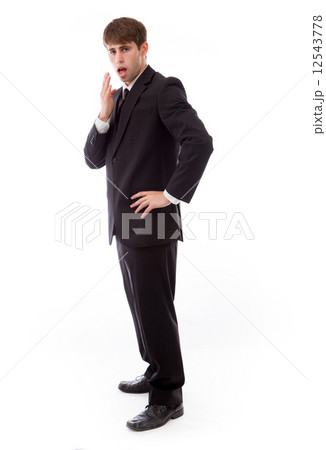 model isolated on plain background 12543778
