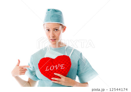 model isolated on white in love 12544174