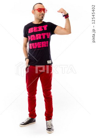 strong model isolated with arm curl strong model isolated with arm curl 12545402