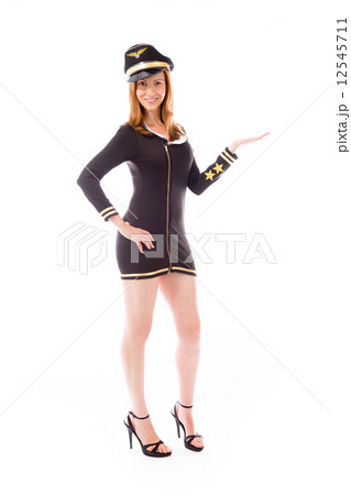 model presenting showcasing with hand 12545711