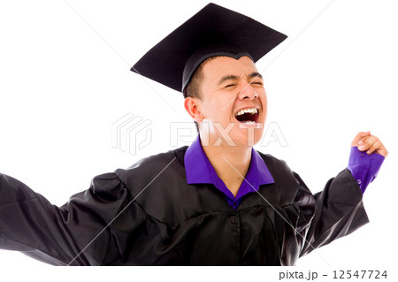 model isolated on plain background screaming model isolated on plain background screaming 12547724