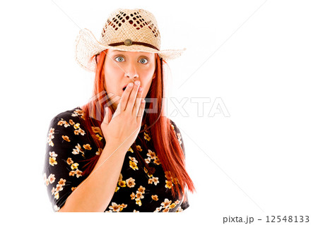 model isolated on plain background 12548133