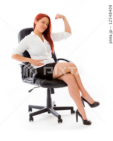 strong model isolated with arm curl 12548409