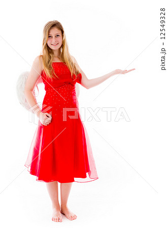 model presenting showcasing with hand 12549328