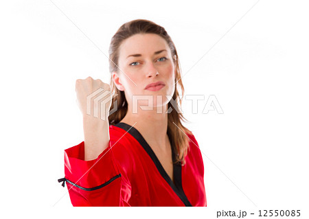 model isolated on white 12550085