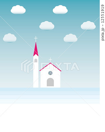 教会　雲 12551919