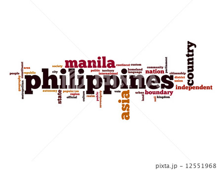 Philippines word cloud 12551968
