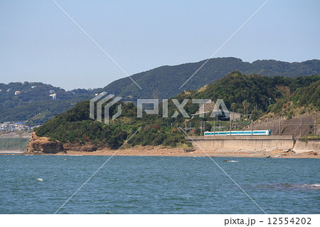 海岸線を行く特急くろしお号 12554202