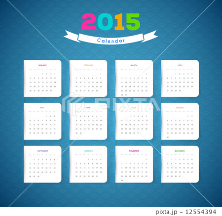 Calendar for 2015 year 12554394