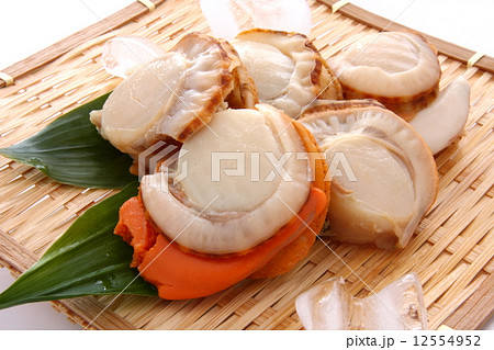 ホタテ　卵　生　食材 12554952