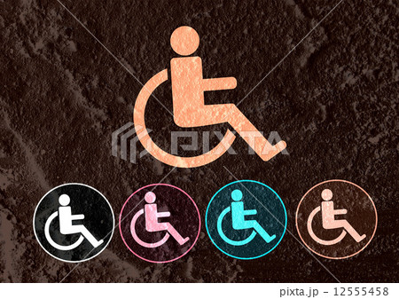 Restrooms for Wheelchair Handicap Icon design and Pictogram ic Restrooms for Wheelchair Handicap Icon design and Pictogram ic 12555458