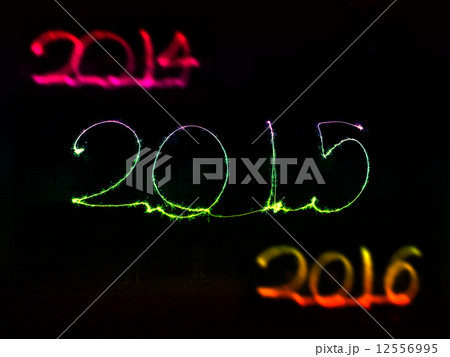 Happy New Year - 2015 sparkler Happy New Year - 2015 sparkler 12556995