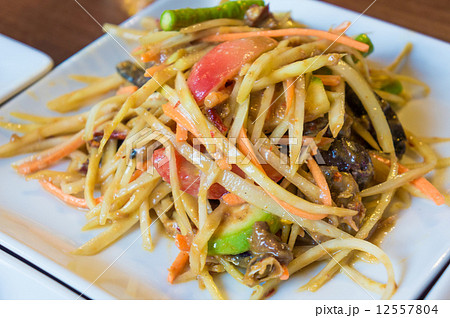 Papaya Salad ,Somtum Thai Food 12557804
