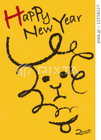 年賀状 ひつじ 年賀状 ひつじ 12558227