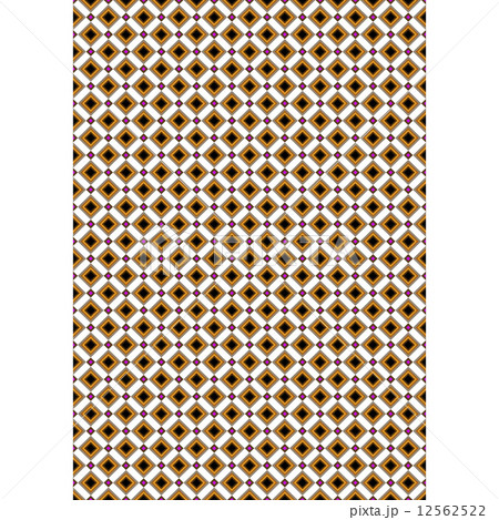 Orange and beige rhombuses on white background Orange and beige rhombuses on white background 12562522