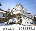 冬の鶴ヶ城 12565538