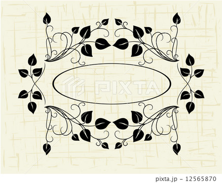 Vector frame with leafs Vector frame with leafs 12565870