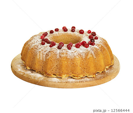 cake with apples isolated on white background cake with apples isolated on white background 12566444