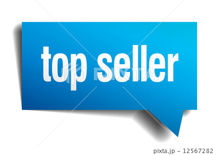 top seller blue 3d realistic paper speech bubble 12567282