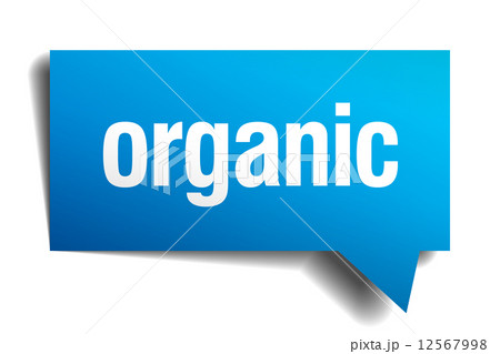 organic blue 3d realistic paper speech bubble 12567998
