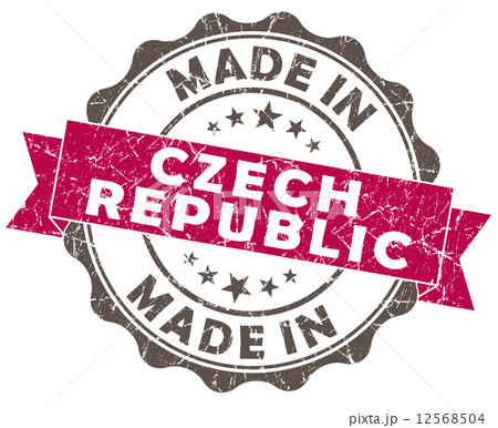 made in Czech Republic pink grunge seal made in Czech Republic pink grunge seal 12568504