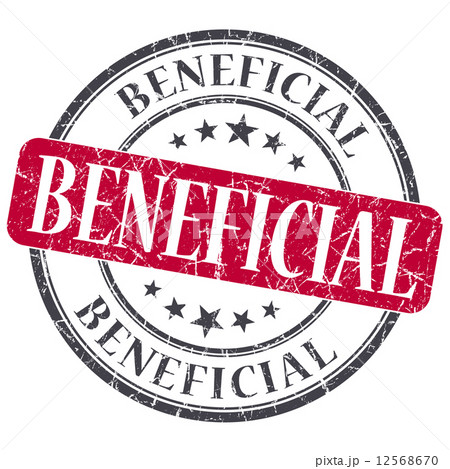 Beneficial red grunge textured vintage isolated stamp Beneficial red grunge textured vintage isolated stamp 12568670