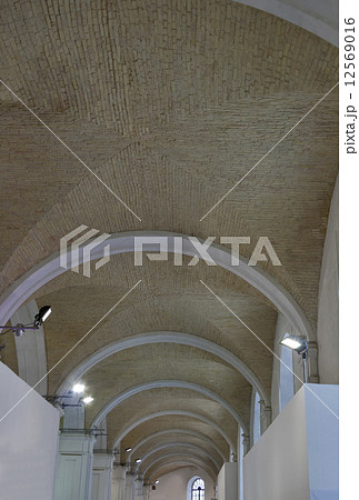 brick arches ceiling vaults of the old Armory building in Kiev brick arches ceiling vaults of the old Armory building in Kiev 12569016