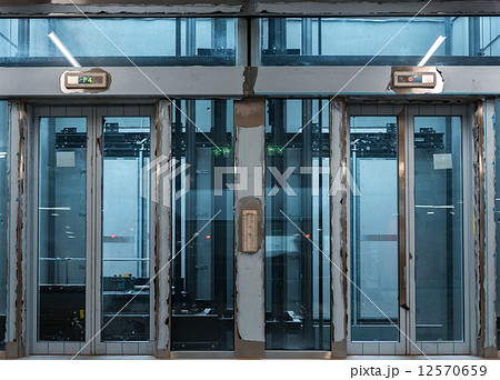 Modern building with an elevator Modern building with an elevator 12570659