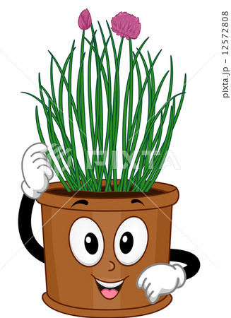 Chives Mascot 12572808