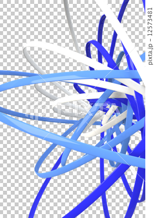 Cold color 3D-CG background image 12573481