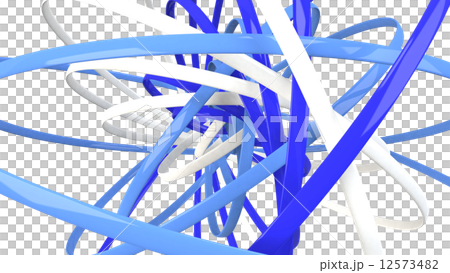Cold color 3D-CG background image 12573482