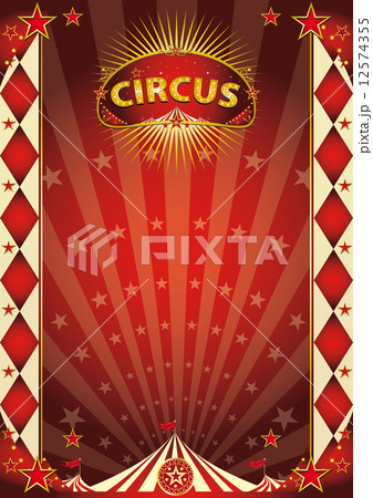 circus vintage rhombus poster 12574355