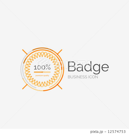 Thin line neat design logo, premium quality stamp Thin line neat design logo, premium quality stamp 12574753